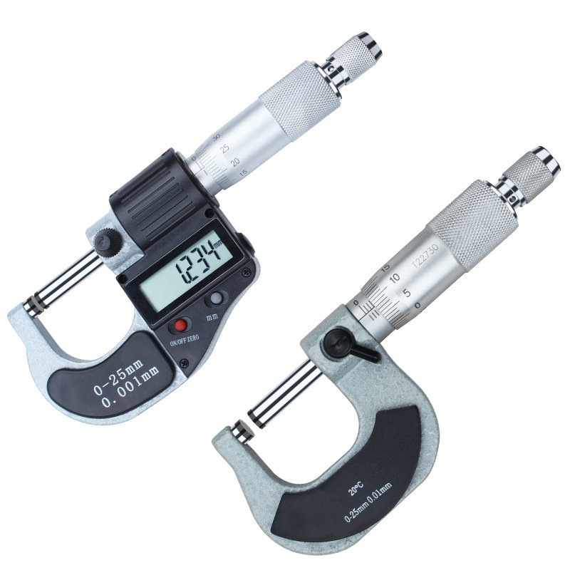 高精度电子数显外径千分尺卡尺0-25-50mm0.螺旋测微器测厚仪千分尺