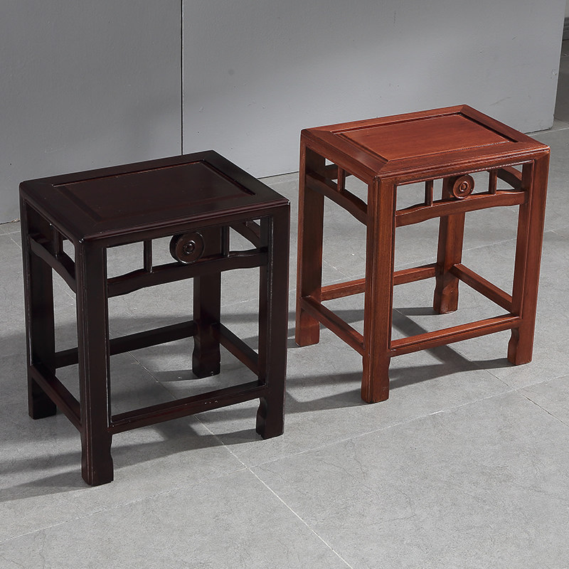红木凳子中式家用花梨木鸡翅木餐桌凳板凳茶凳刺猬紫檀长实木方凳