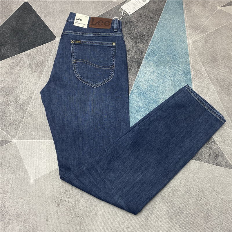 Lee专柜正品春夏薄款 男士中腰修身小脚小简约牛仔裤LMR7053HN67L