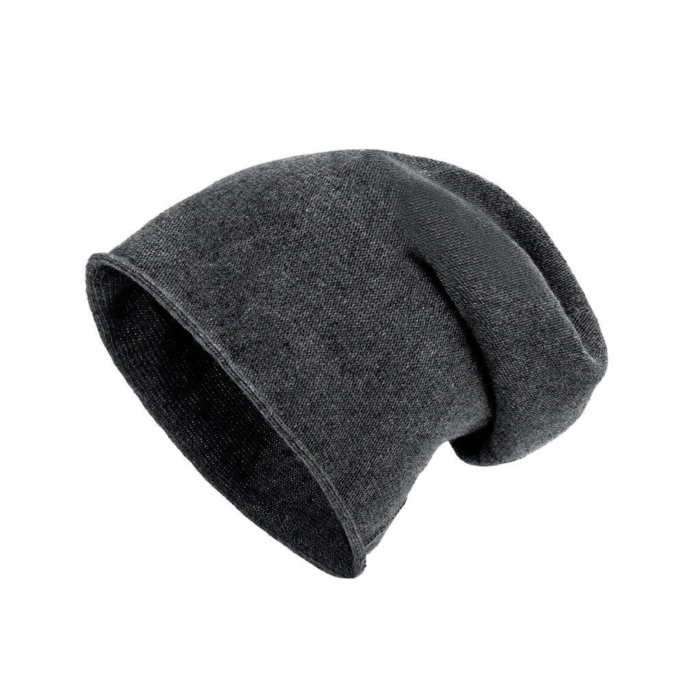 icnmb纯羊毛针织帽男女韩版ins风宽松冷帽嘻哈套头帽潮牌毛线帽