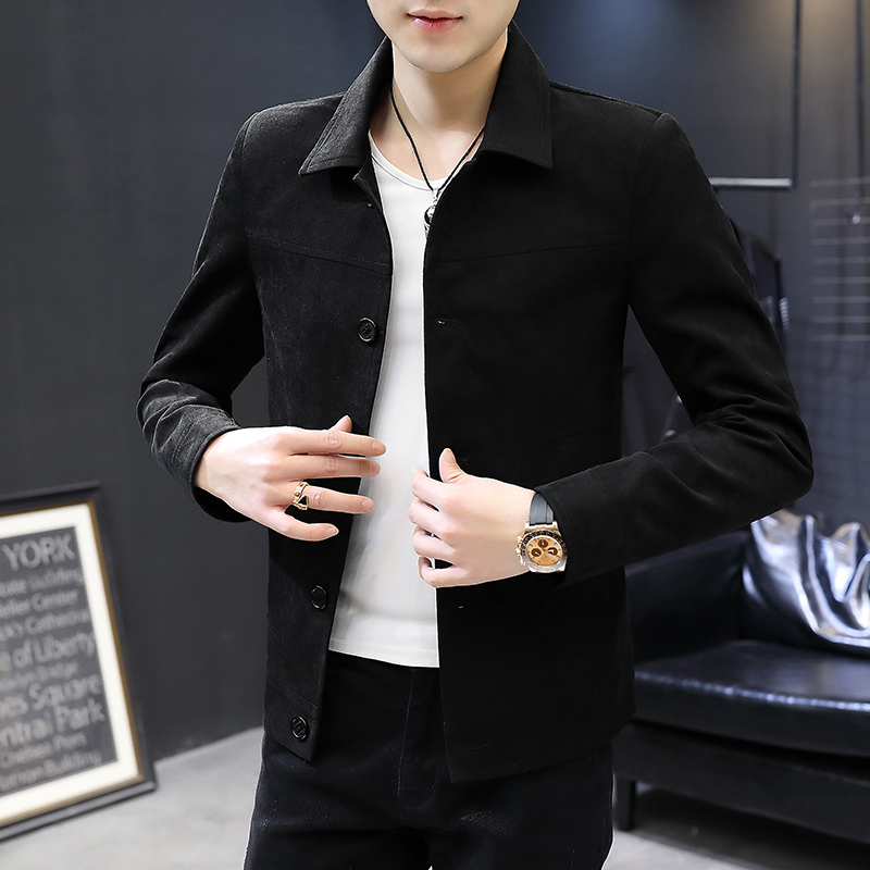 男士外套成熟稳重夹克春秋休闲2022夏季薄款男装套装2021新款褂子