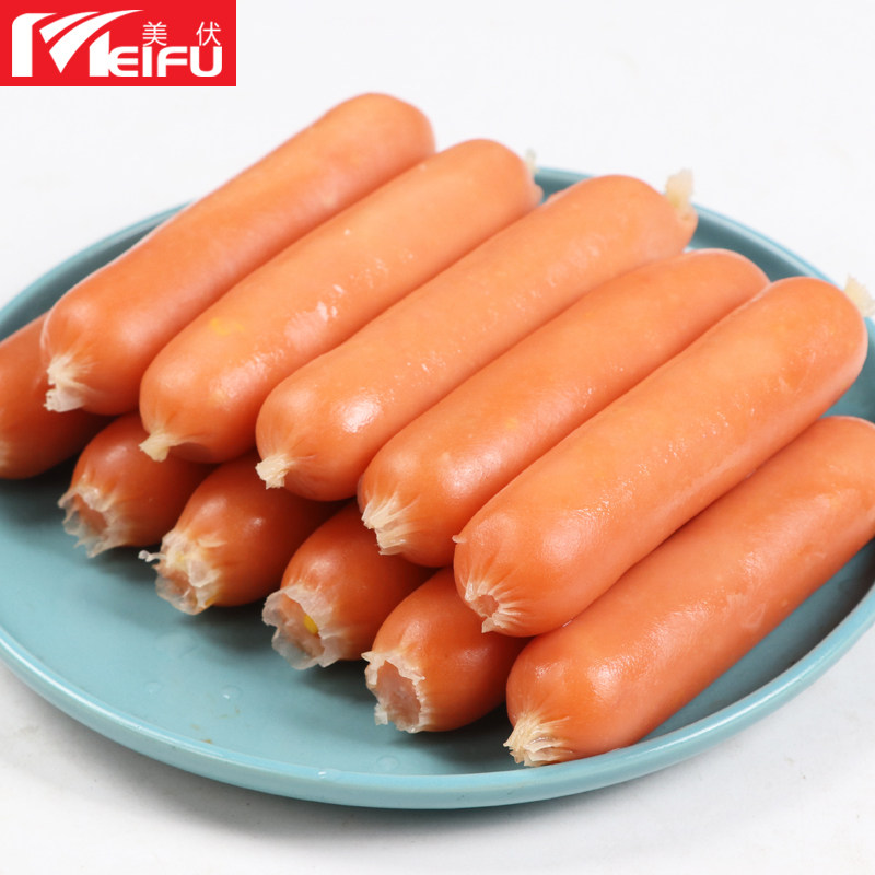 安井玉米香肠1500g8包关东麻辣烫烧烤食材串串香肠
