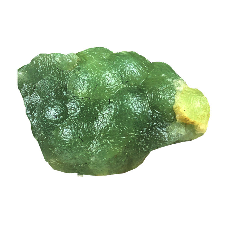 天然葡萄石黑碧玺原矿diy饰品吊坠原石雕刻摆件