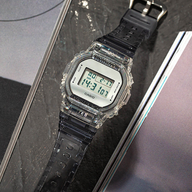 casio卡西欧手表男士gshock运动冰川冰韧系列透明ga400sk1a4