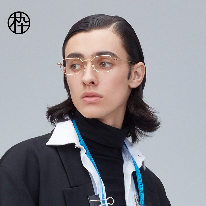 木九十官方mj102fe007蓝光潮流时尚复古人眼镜框镜架男女眼镜架