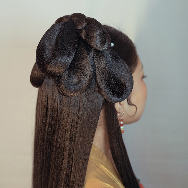 假发古装汉服发包古风发髻发型女全头套一体式发包