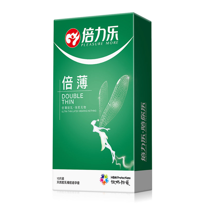 倍力乐倍系列避孕套倍爽倍强加加厚头部束腰颗粒避孕套