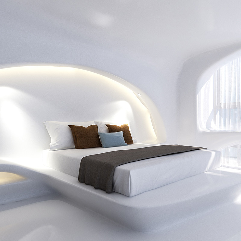 艺术慕凯风涂料漆墙地面一体水泥肌理漆影棚漆艺术涂料