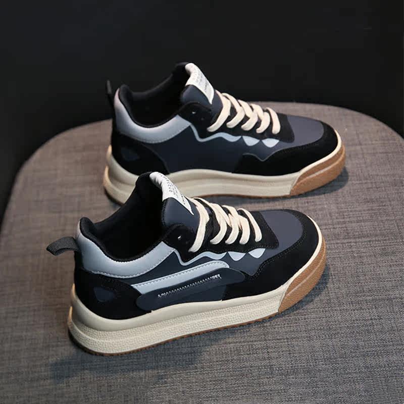 奢美升级显大长腿adhepburn高帮厚底老爹阿甘防砸皮鞋