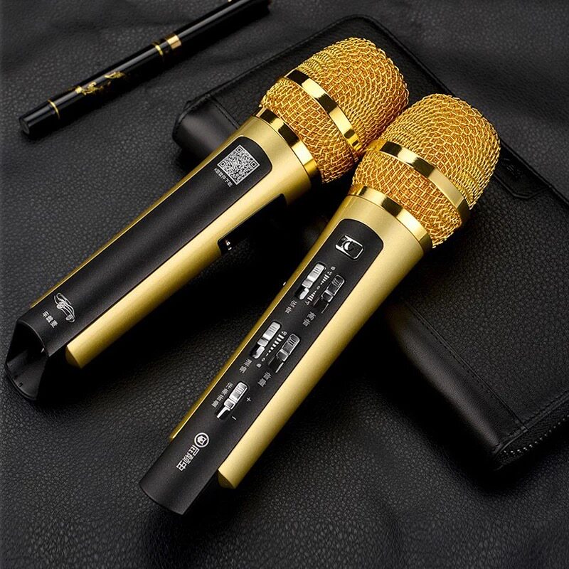 屁颠虫mc600车载动圈麦克风手机唱吧汽车唱歌全民k歌神器无线话筒