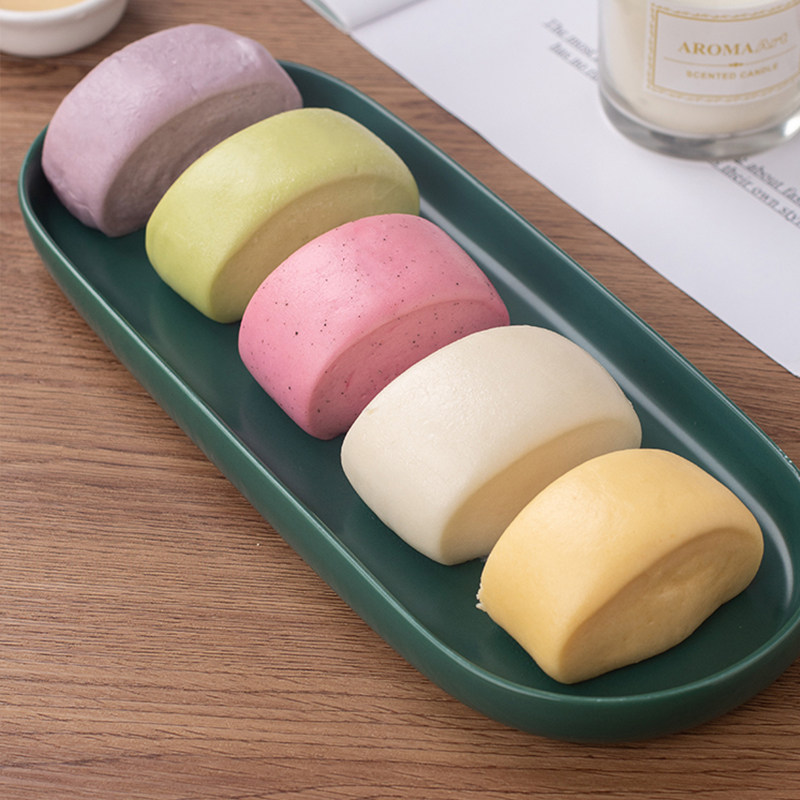 粮觅彩色刀切果蔬馒头儿童早餐面点面食速食包点