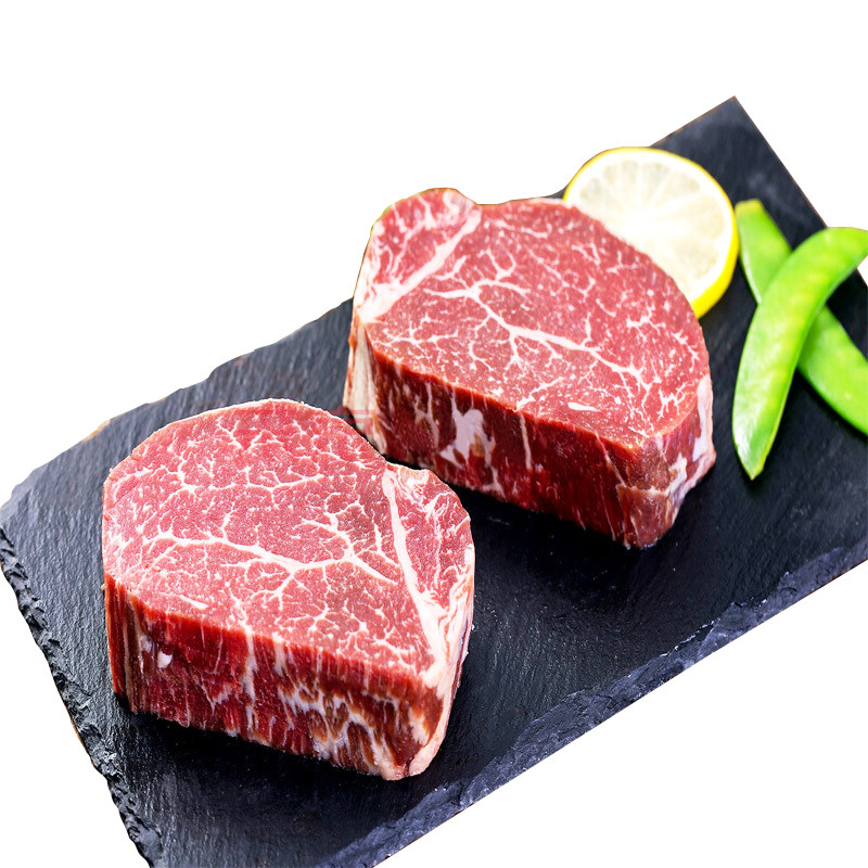 3cm厚切菲力牛排澳洲进口谷饲m3级1kg710片新鲜原切牛里脊牛扒