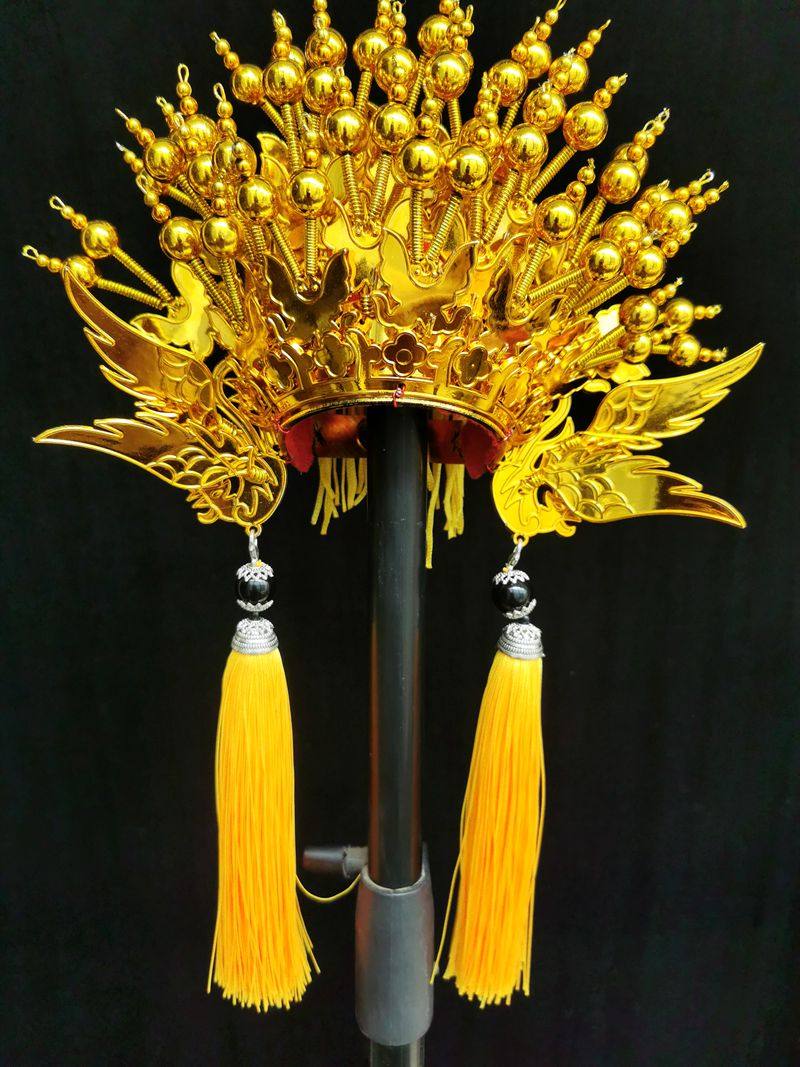 凤冠家用神像观音菩萨帽子bjd娃娃玩偶头饰帽子