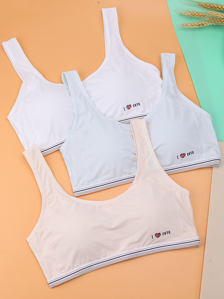 百伶百俐少女运动内衣防震跑步健身文胸学生背心文胸