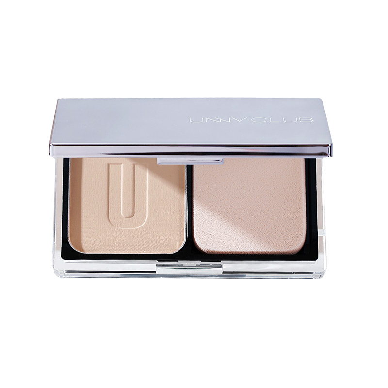 粉饼unny控油定妆持久遮瑕防水粉蜜饼干学生粉饼