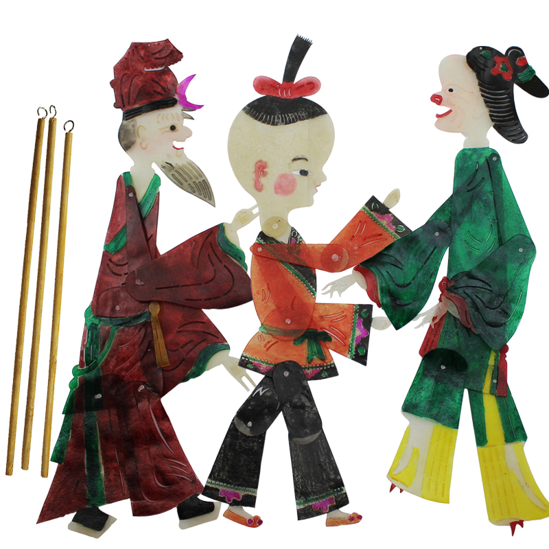 皮影戏幕布手工diy道具幼儿园定制表演西游记人偶西安特色工艺品