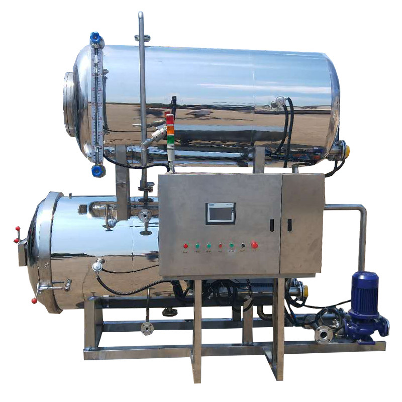 杀菌商用高温高压肉制品灭菌机大型双层烤肉真空包消毒灭菌设备