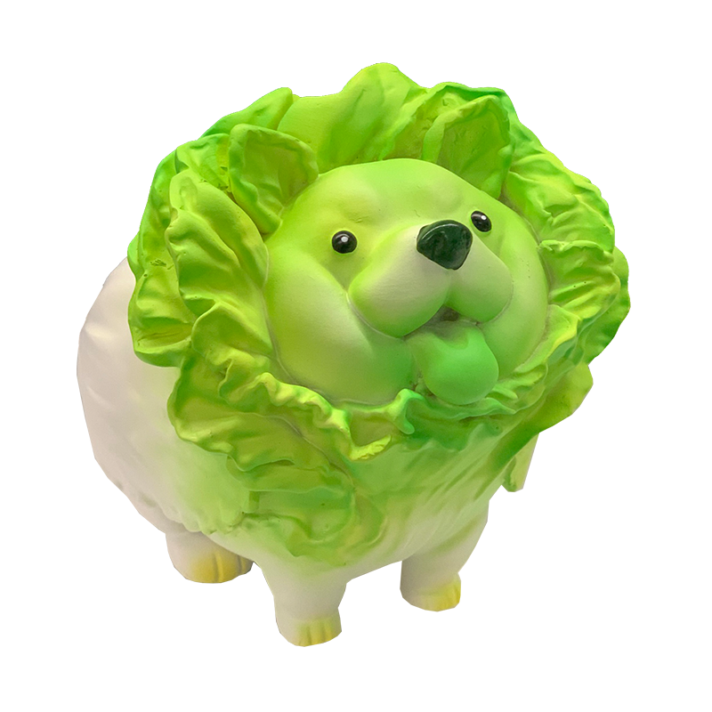 菜狗龚俊同白菜蔬菜趴趴版厨师娃娃手办陶瓷摆件手办