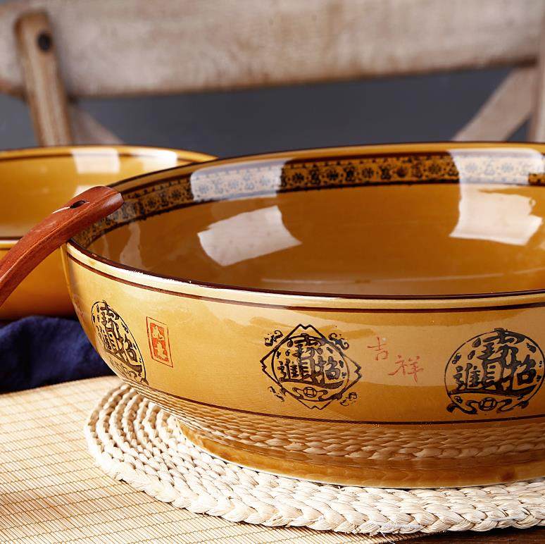 水煮鱼陶瓷盆水煮鱼大碗酸菜鱼盆网红大碗商用水煮肉片大碗酒店