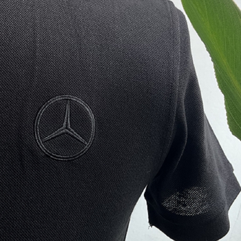 Shenlan Clothing 2023 ໃຫມ່ ຮ້ານ Mercedes-Benz 4S ຫຼັງຈາກການຂາຍເສື້ອຜ້າເຮັດວຽກຜູ້ຊາຍສີດໍາແລະແມ່ຍິງແຂນສັ້ນເສື້ອ SAT ຝ້າຍບໍລິສຸດ POLO