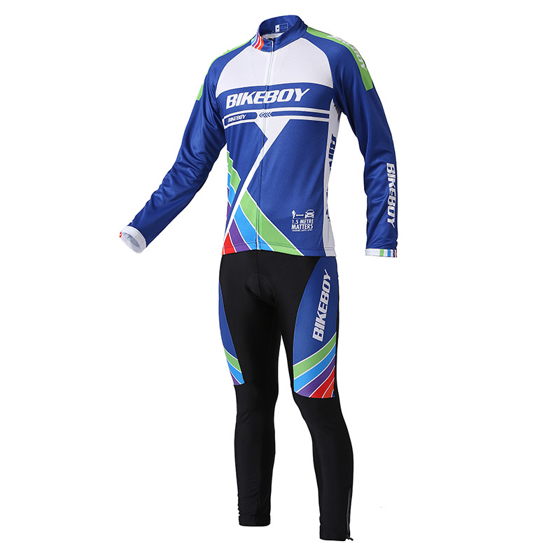 bikeboy骑行服套装长袖春夏季秋冬男女自行车山地车上衣骑行长裤