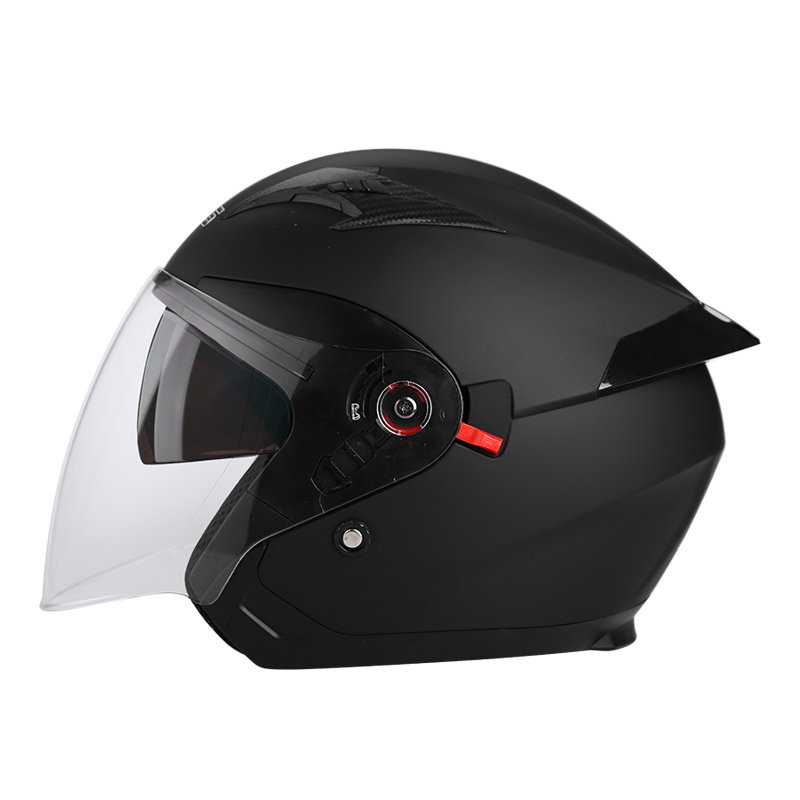 dfg电瓶电动车头盔男女女士通用冬季半盔保暖摩托车头盔