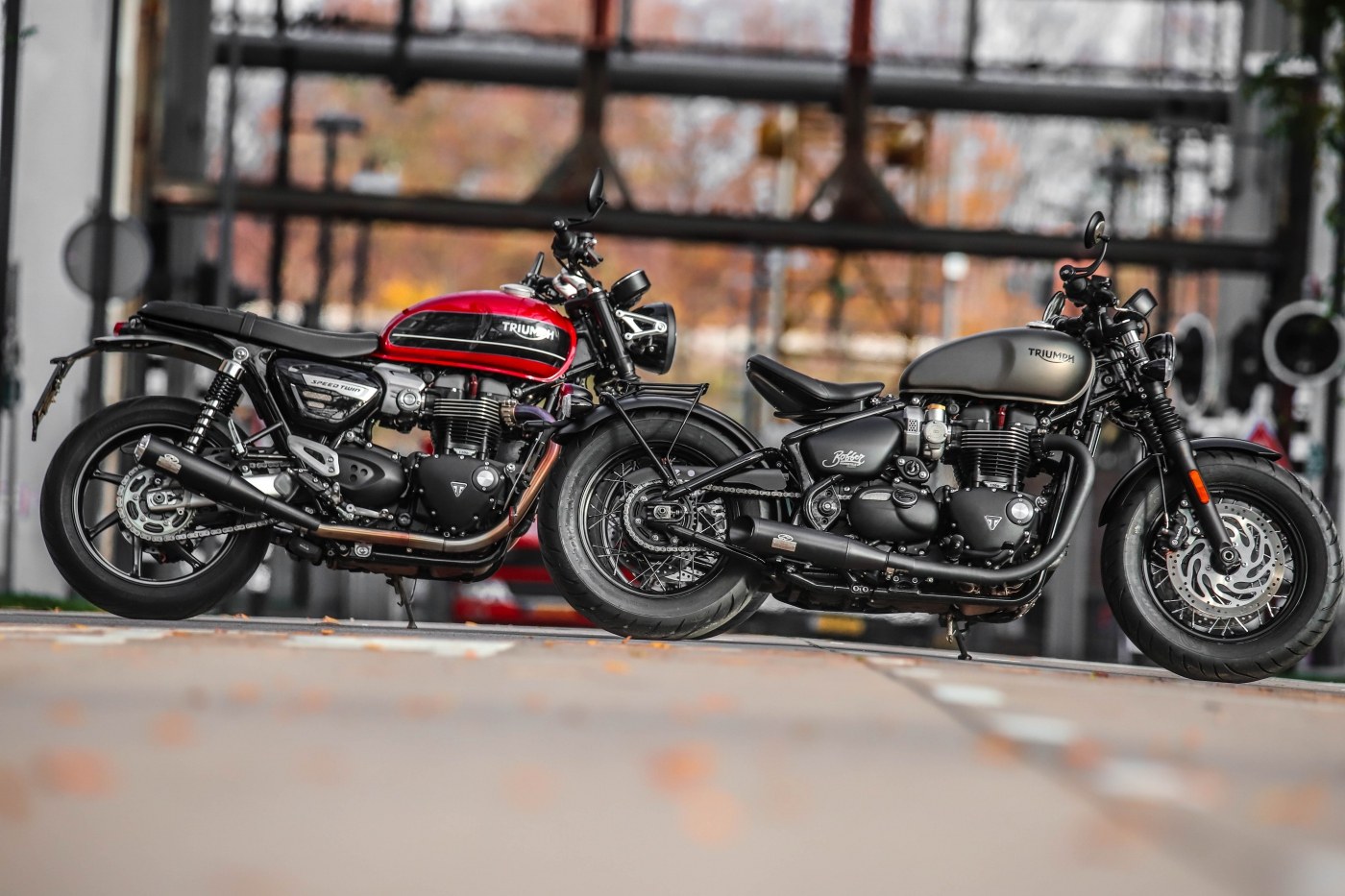 杰克海德triumph凯旋bobber摩托车机车变声排气黑色摩托车排气管