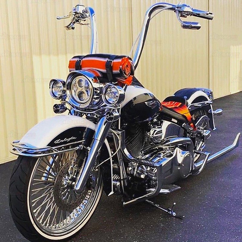 lindby哈雷软尾旅行旅行车车系前护直角匪帮ds摩托车保险杠