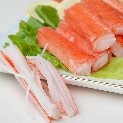 舟山兴业蟹肉棒3公斤装日式韩式手撕即食低脂火锅餐饮蟹棒包邮
