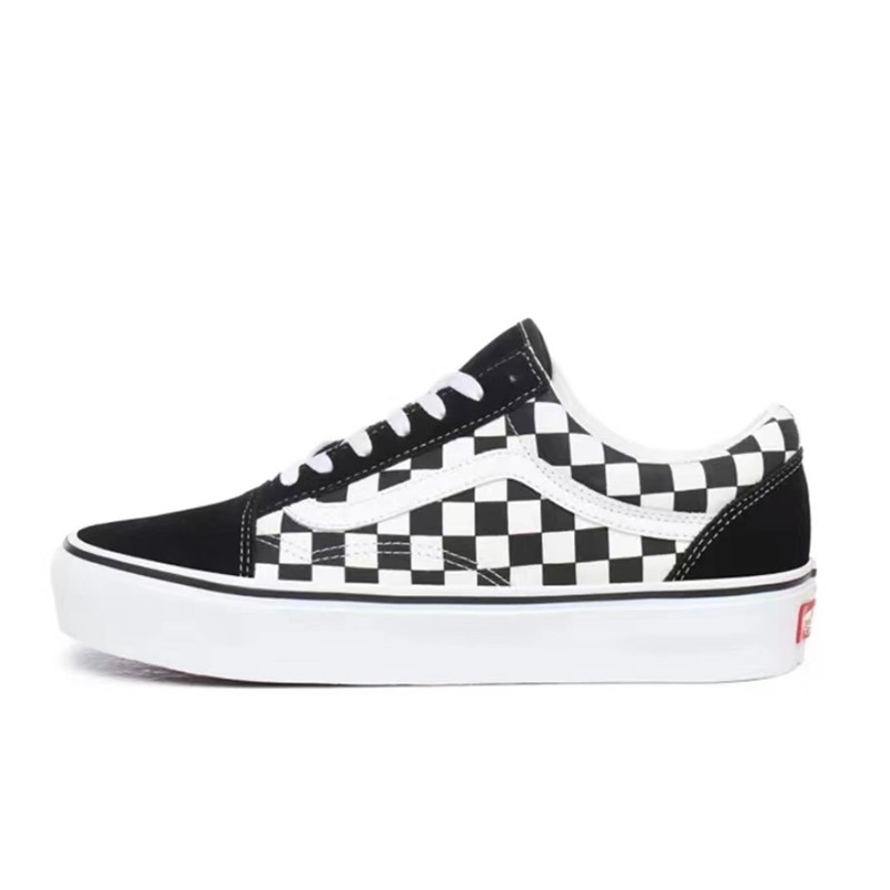 vans范斯oldskool黑白黑白棋棋盘格厚底男女女同板鞋