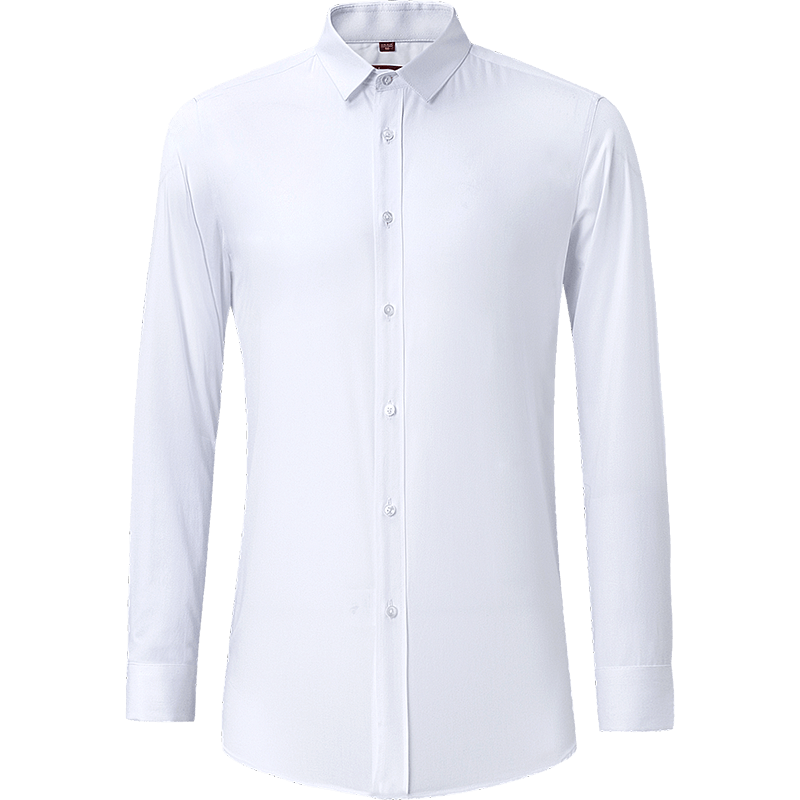 Talented men's white shirt men's long-sleeved business formal wear autumn Korean version of self-cultivation professional work base shirt Talented men's white shirt men's long-sleeved business formal wear autumn Korean version of self-cultivation professional work base shirt