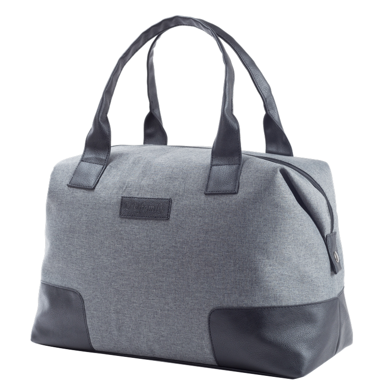 亚麻小旅行包 女手提短途出差行李包袋大容量轻便可折叠旅游包