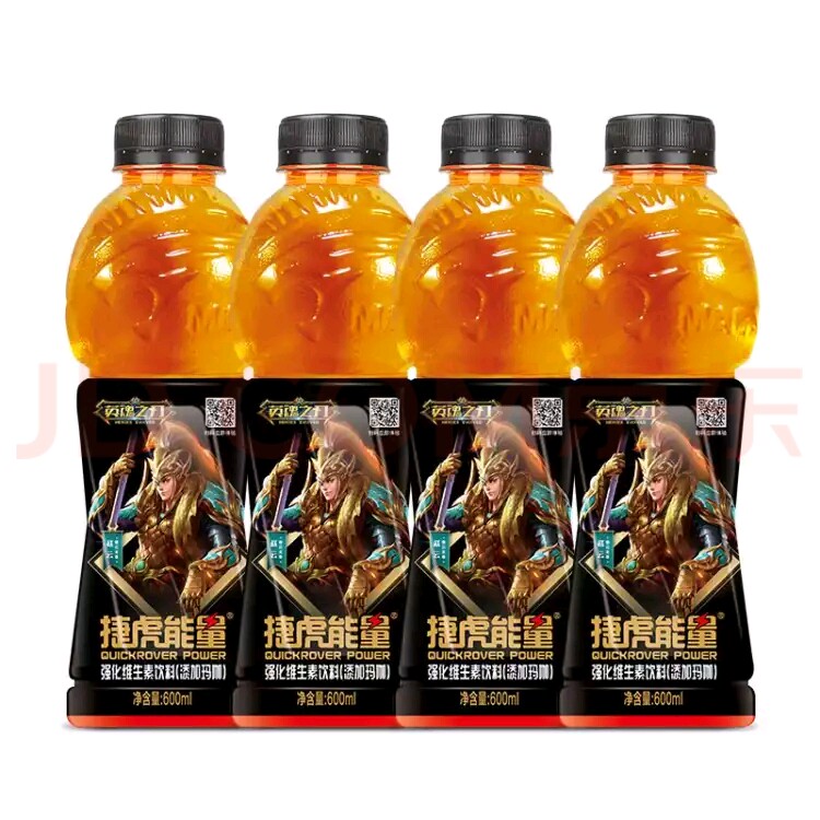 捷虎能量强化维生素饮料600ml瓶装整箱添加玛咖功能饮料饮品