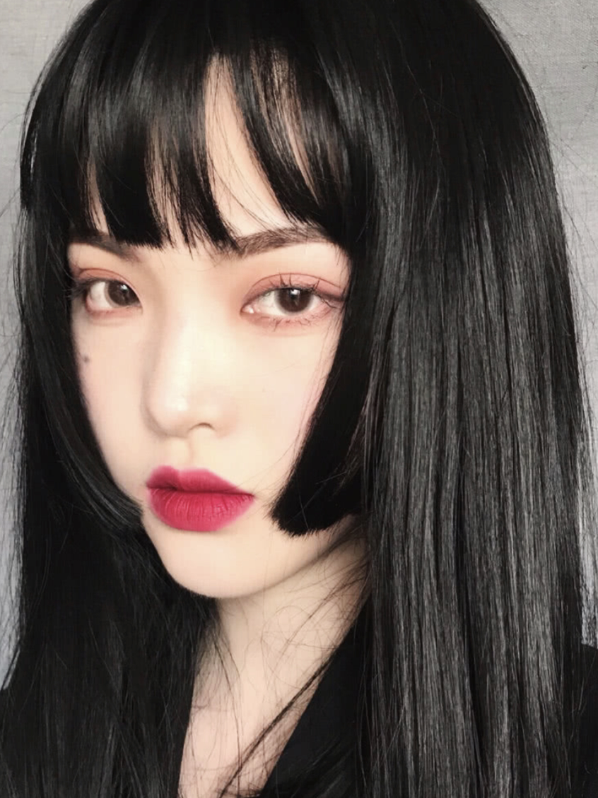 自然黑色2022自己在家染发复古假黑染发剂遮白彩染