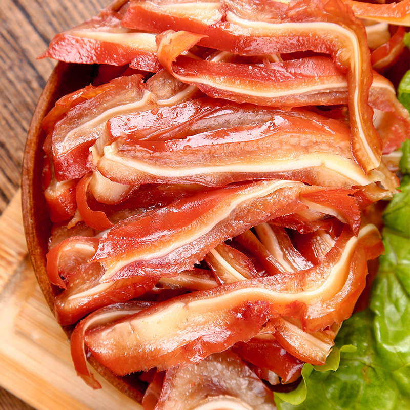 国顺酱猪耳朵卤味整只五香味猪耳开袋即食真空熟食小吃下酒菜200g