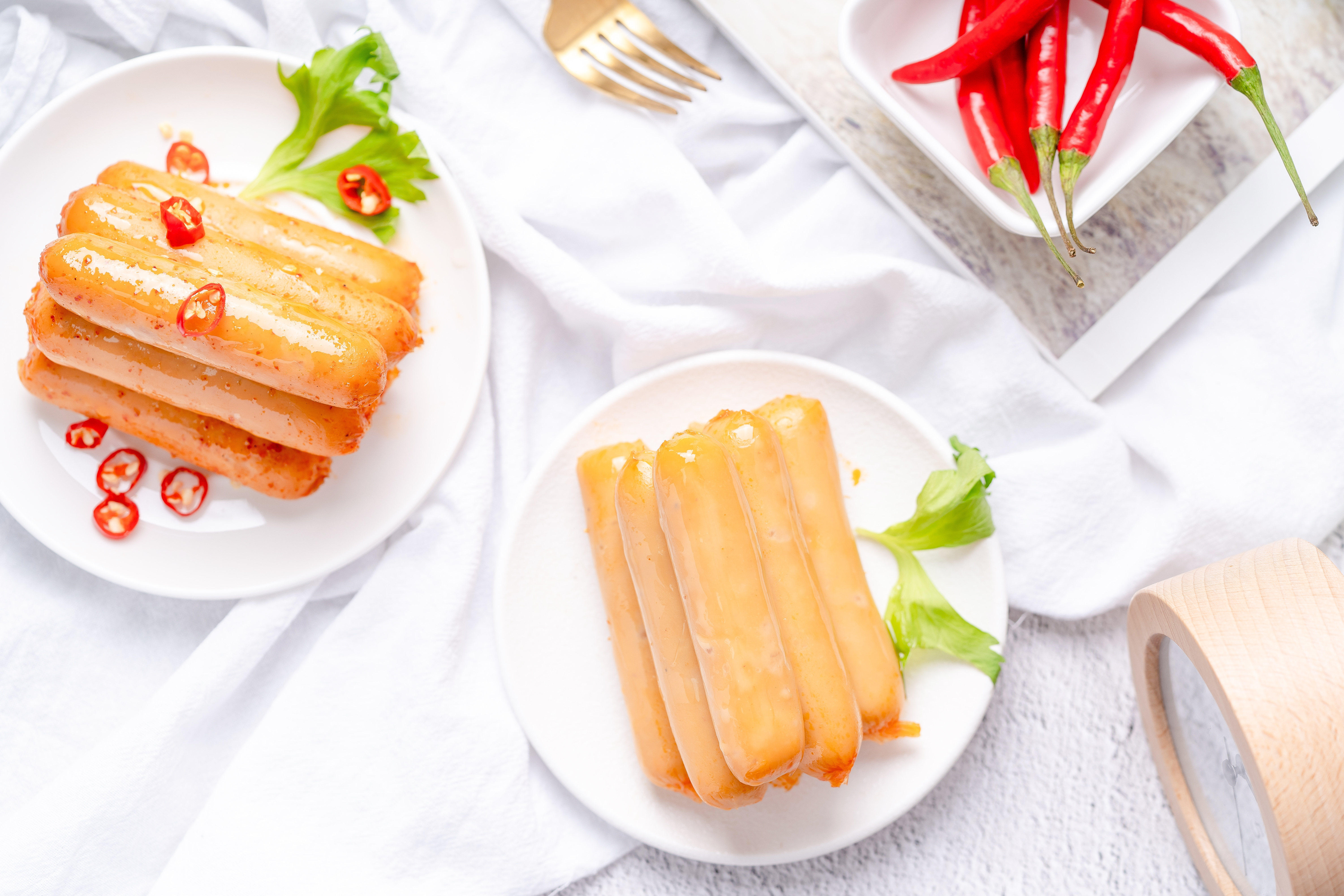 新品104g原味烧烤味脆鱼肠食鱼零食2件起包即食鱼零食