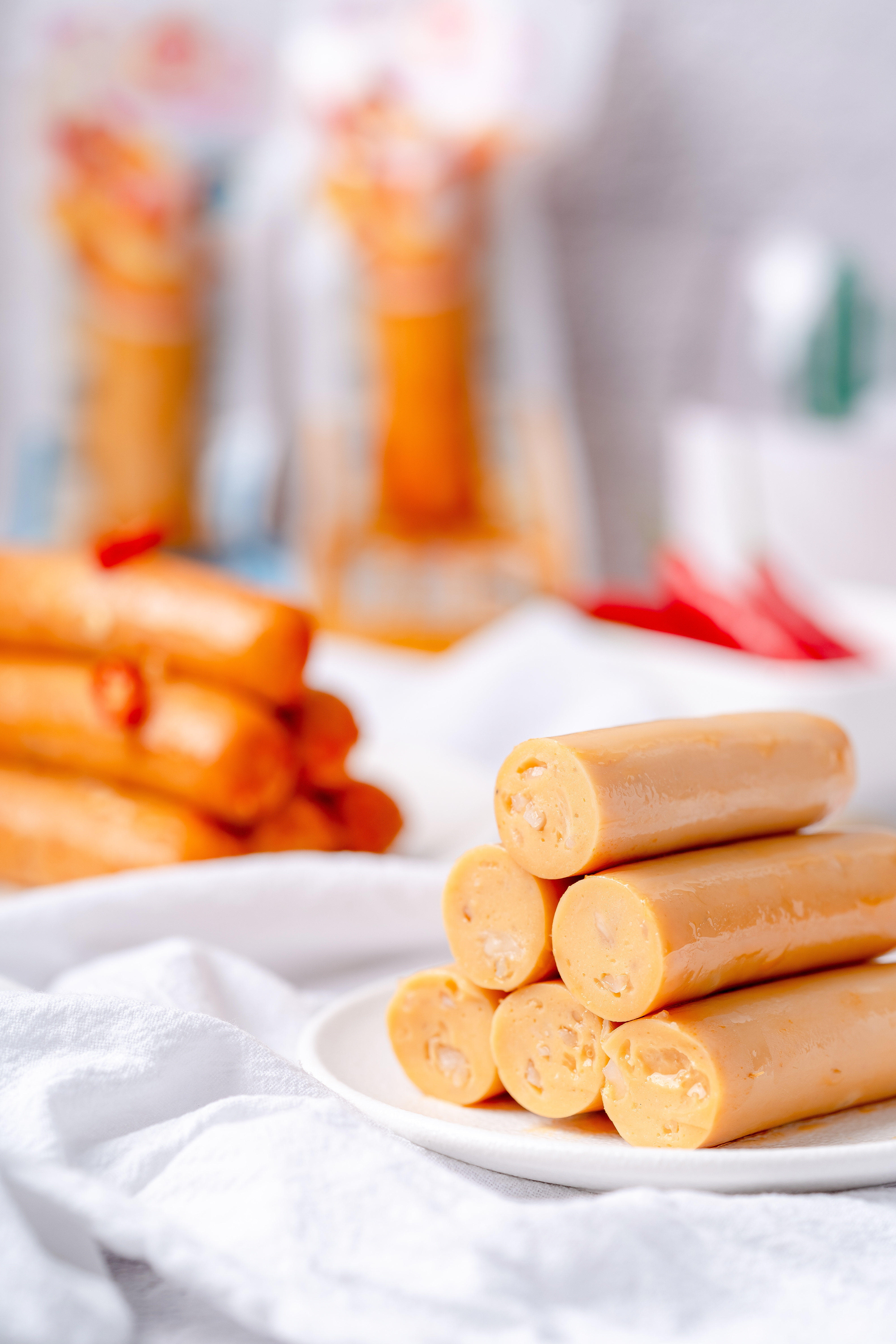 新品104g原味烧烤味脆鱼肠食鱼零食2件起包即食鱼零食