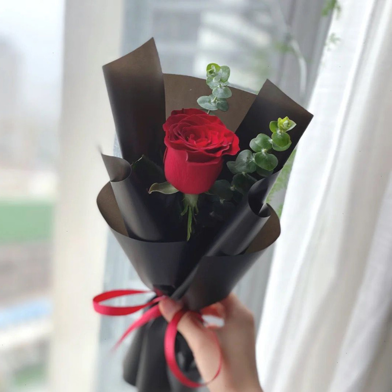 真花单支红玫瑰花一朵一朵康康乃馨花束鲜花速递情人节公司鲜花速递
