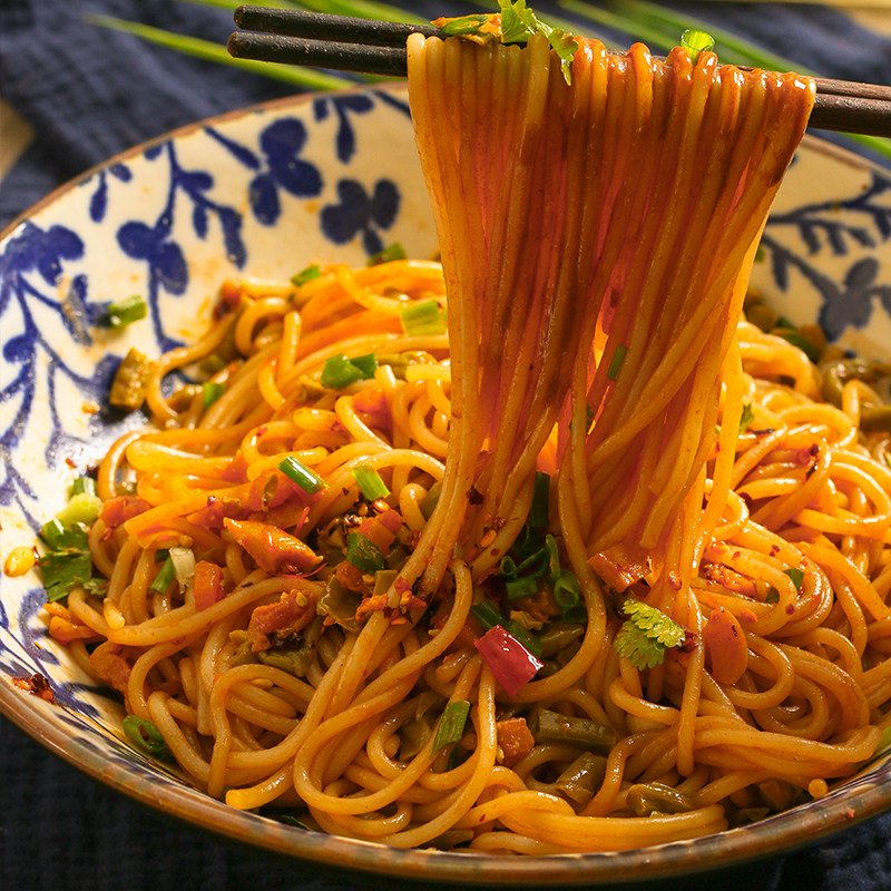 湖北特色特产武汉热干粉干拌粉干粉待煮方便速食带调味料包1人份