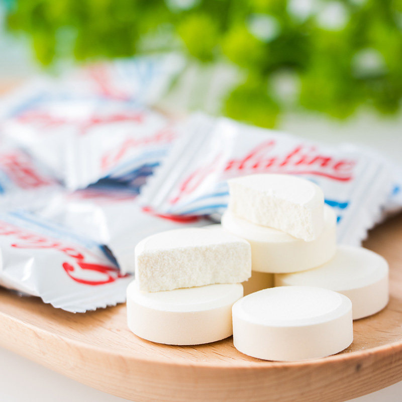 意大利进口galatine佳乐定奶片干吃儿童高钙牛奶零食奶片