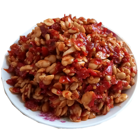 2瓶装湖北监利农家蚕豆酱 豆瓣酱 豌豆酱 碗豆酱 特辣原味酱香性