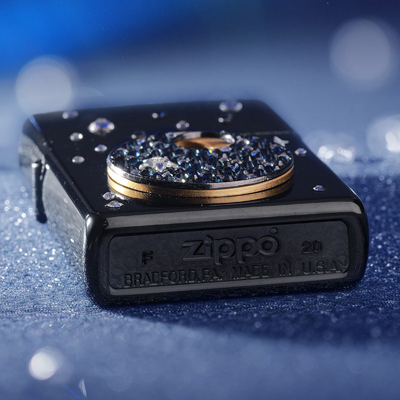 zippo打火机星动夜礼盒施华洛世奇水晶元素限量情侣圣诞珍藏送礼