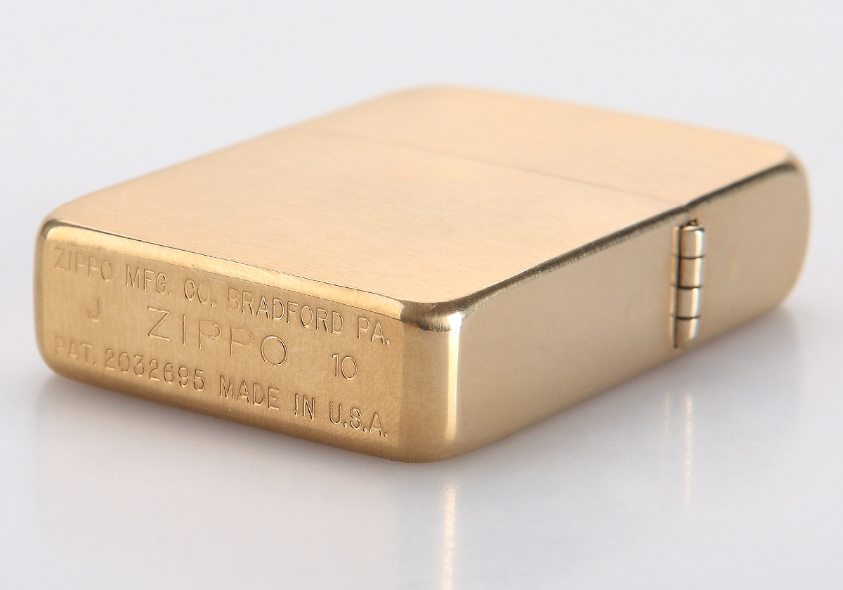 原装正品zippo打火机 1941b 拉丝黄铜复刻 二战纪念复刻 礼物之宝