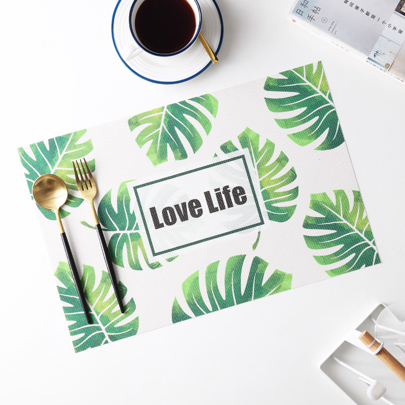 隔热创意北欧桌垫餐布防水防油pvc餐垫西餐餐垫