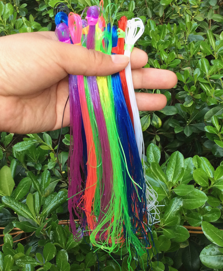塑料串珠彩色手工绳子教程水晶编织diy儿童绳