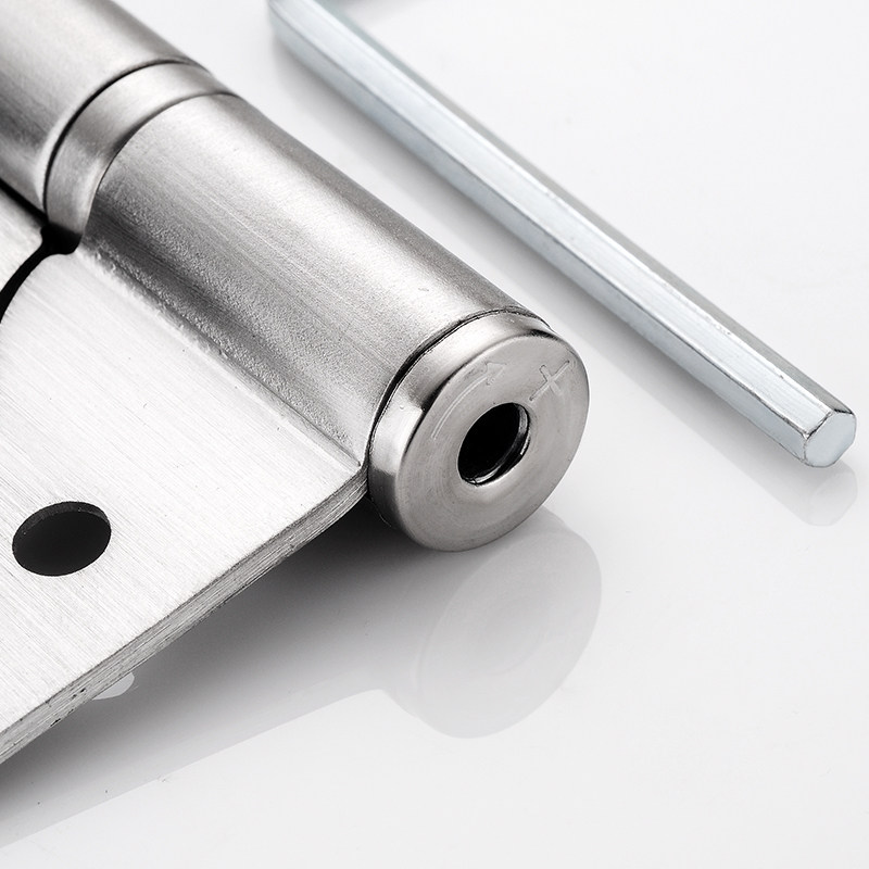 合页隐形缓冲不锈钢4寸5寸开槽自动关门液压弹簧合页