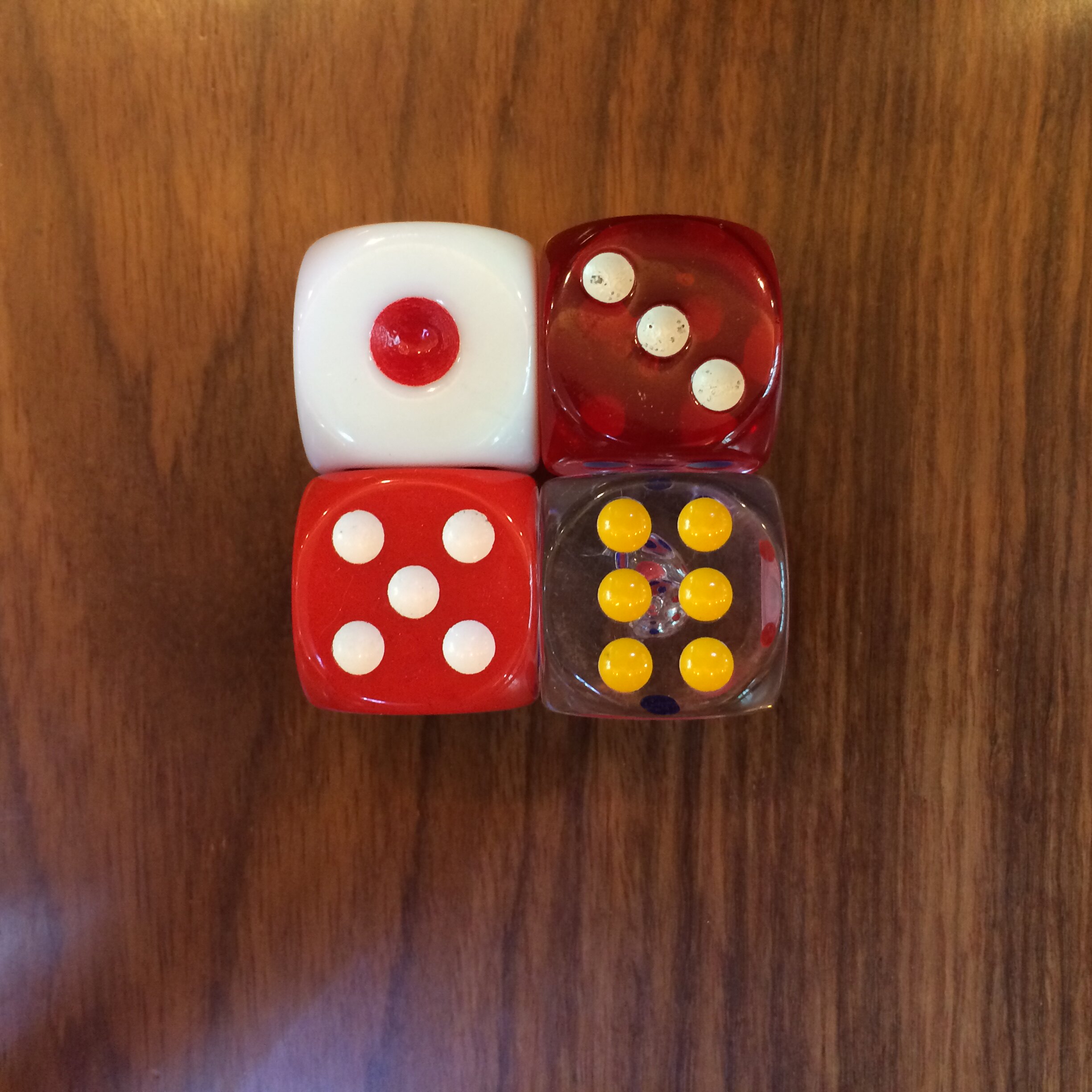 骰子25mm大号亚克力圆角大一25号大规规格老人色子