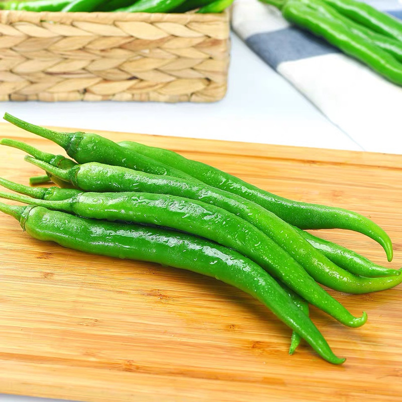 辣椒新鲜线椒湖南农家自种中辣荆条尖椒现摘辣椒