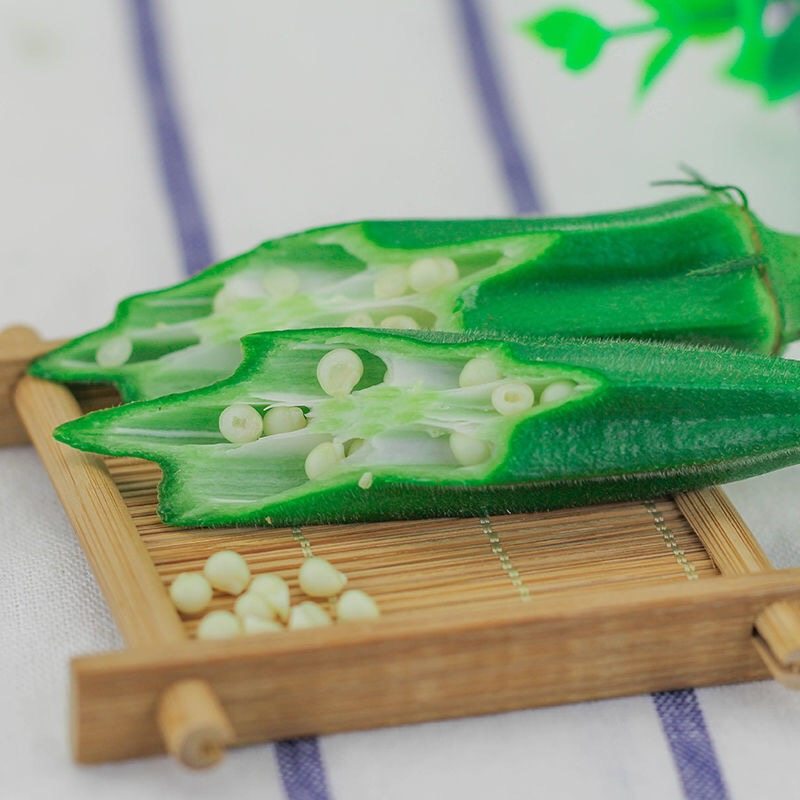 黄秋葵新鲜自种农家现摘辣椒肾菜黄葵六角咖啡秋葵