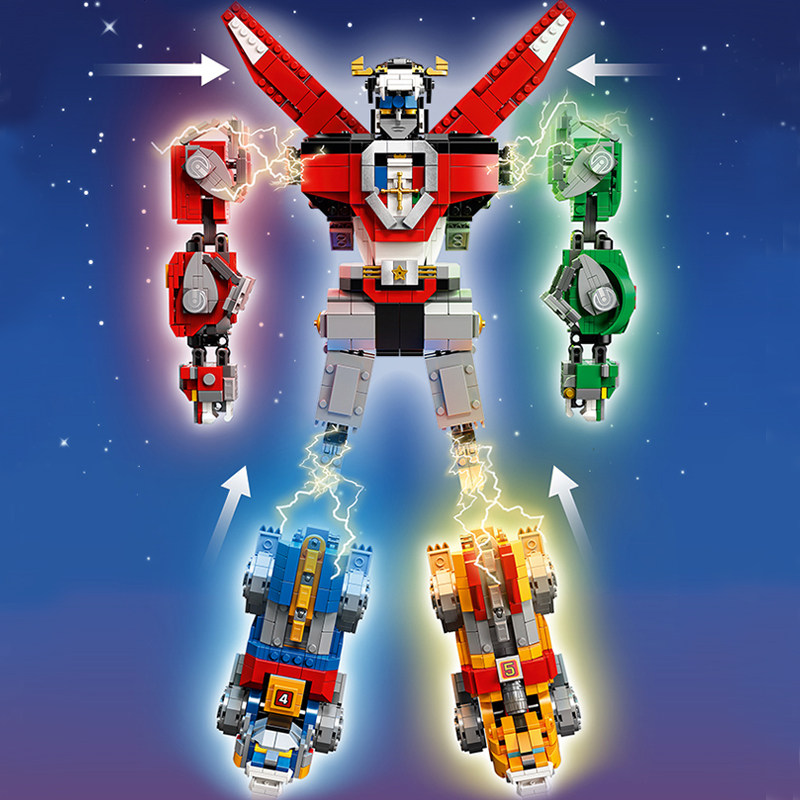 lego乐高21311战神金刚百兽兽王五兽合体机器人建构